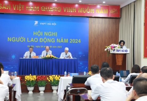 VNPT HÀ NÔI TỔ CHỨC HỘI NGHỊ NGƯỜI LAO ĐỘNG NĂM 2024