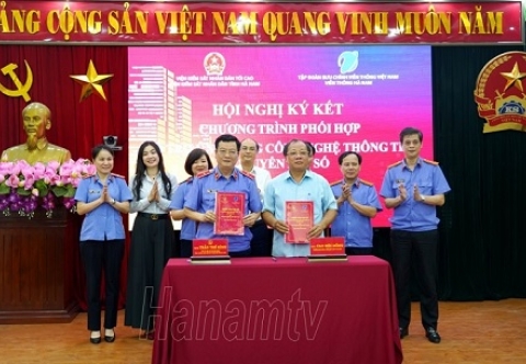 VNPT và một số Viện kiểm sát nhân dân tỉnh/thành phố ký kết thỏa thuận hợp tác