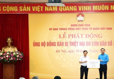 VNPT ủng hộ đồng bào bị thiệt hại do cơn bão số 3 gây ra